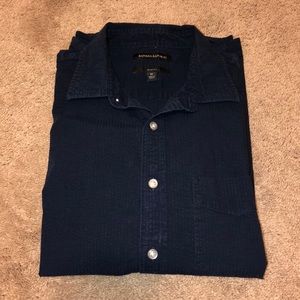 Seersucker Banana Republic shirt
